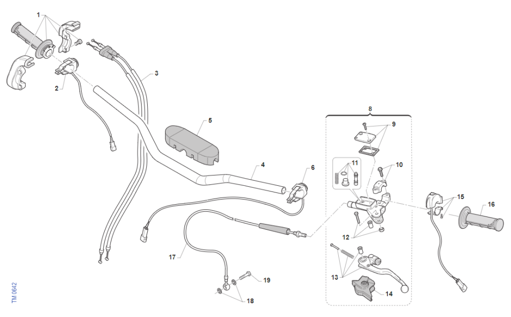 Handlebar -  TM 450 SMK 2023